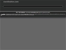 Tablet Screenshot of coordination.com